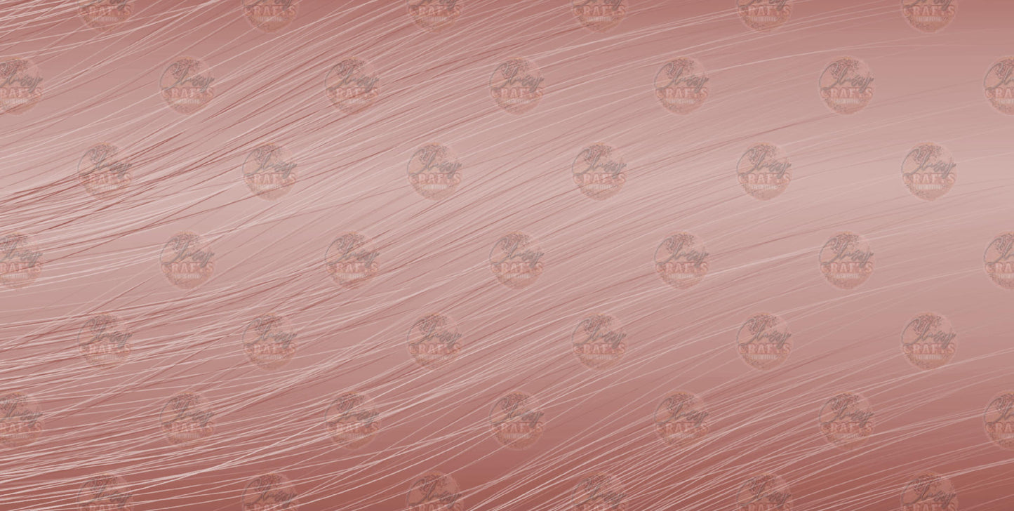 Rose Gold Metal License Plate- Sublimation Transfer