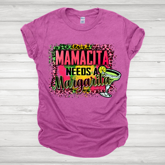 Mamacita Needs A Margarita with Glass Transfer