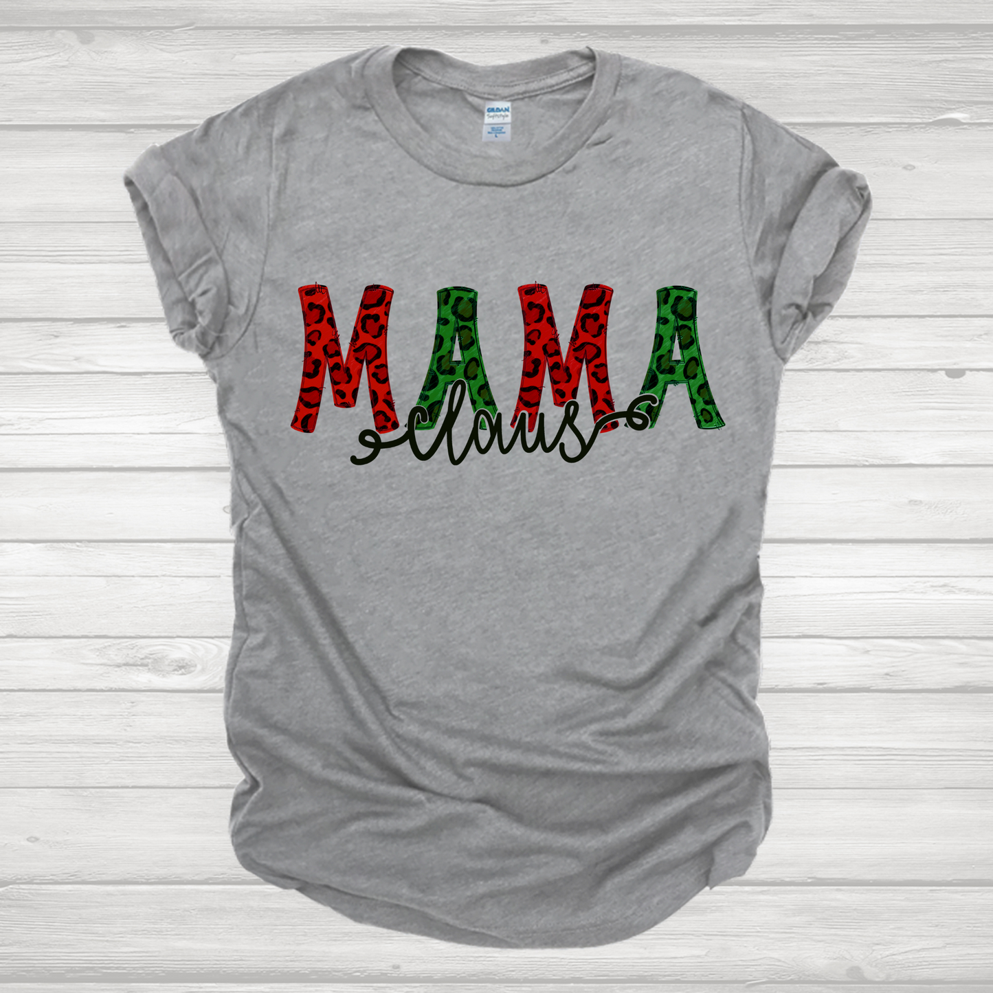 Mama Claus- Red & Green Transfer