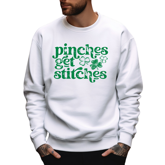 Pinches Get Stitches   - SINGLE COLOR - Screen Print Transfer