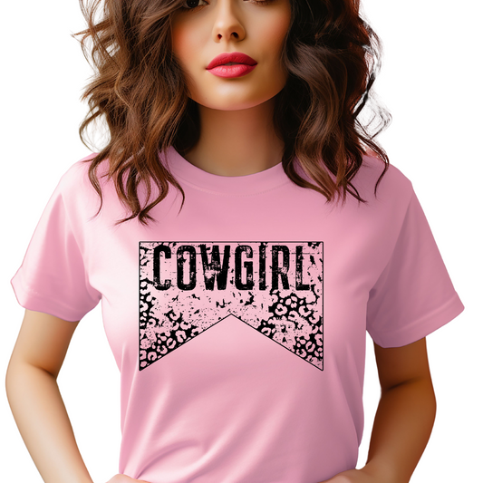 Cowgirl   - SINGLE COLOR - Screen Print Transfer