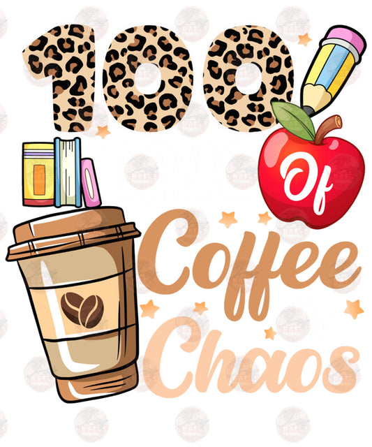 100 Days Of Coffee - Sublimation Transfers