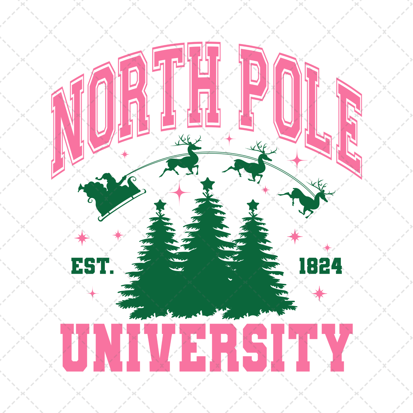 North Pole University Transfer ** TWO PART* SOLD SEPARATELY**