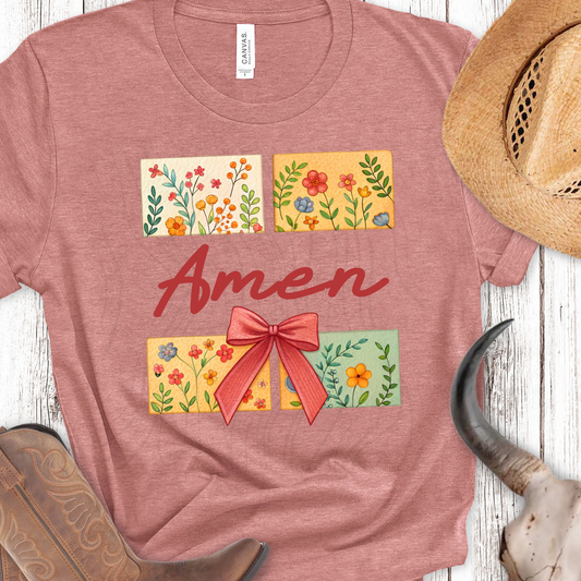 Amen Floral Transfer