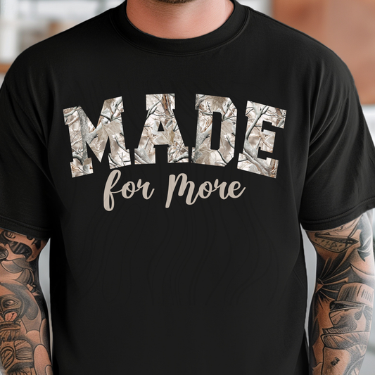 Made For More Camo Transfer