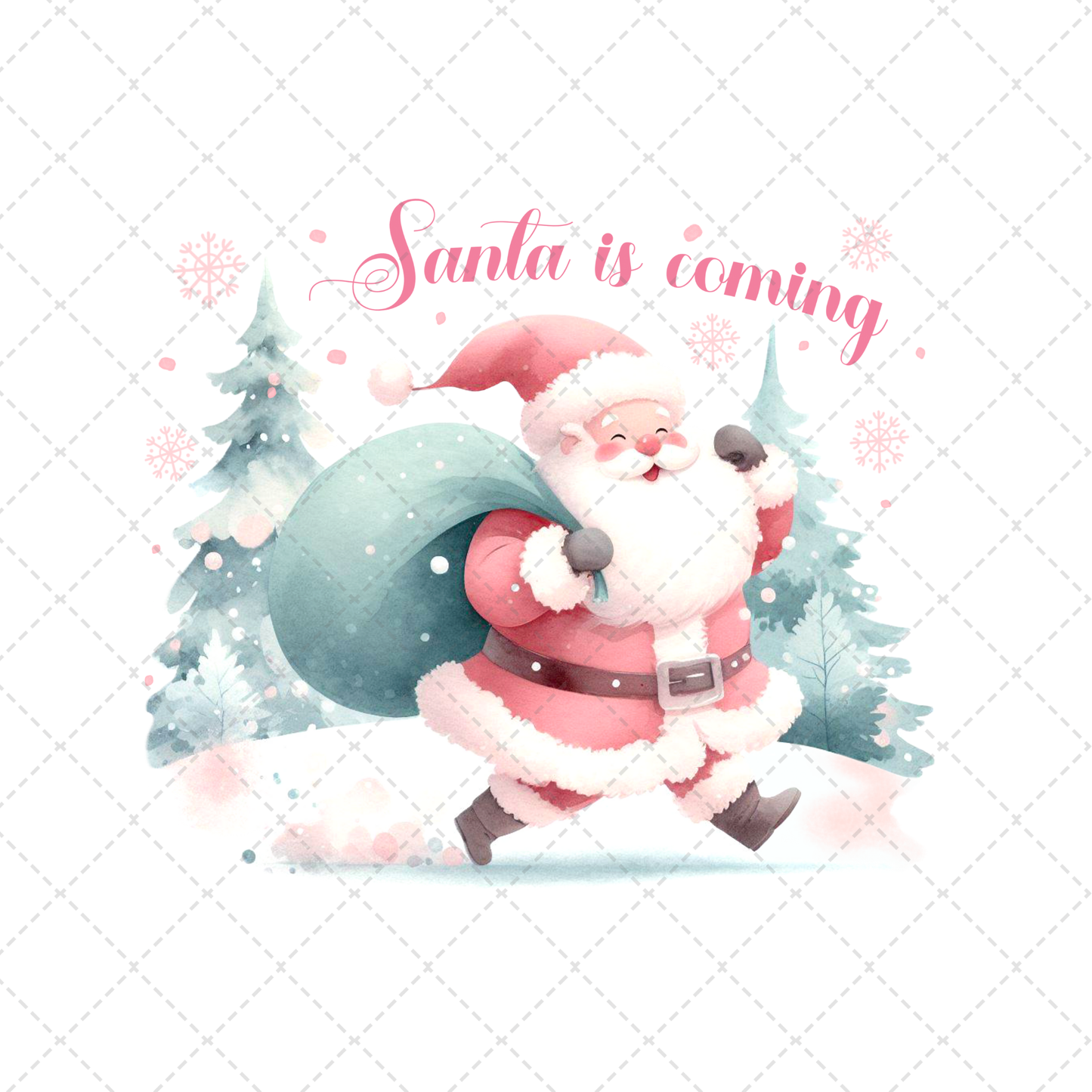 Santa Is Coming Transfer