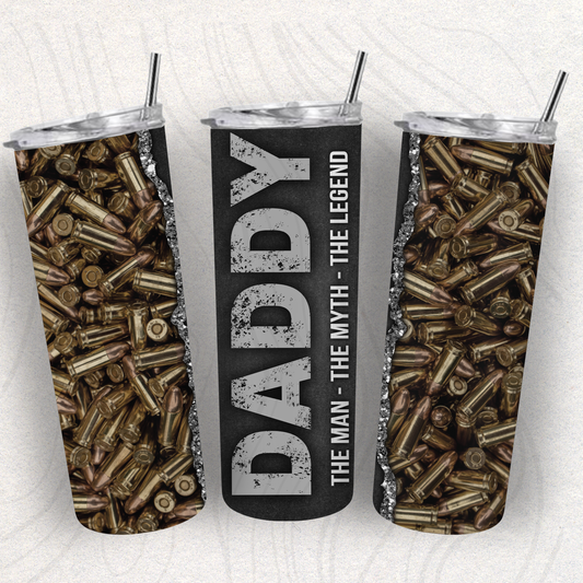 Daddy Tumbler Wrap Transfer