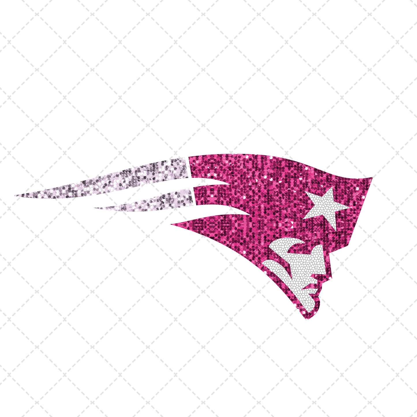 Patriots Pink Transfer