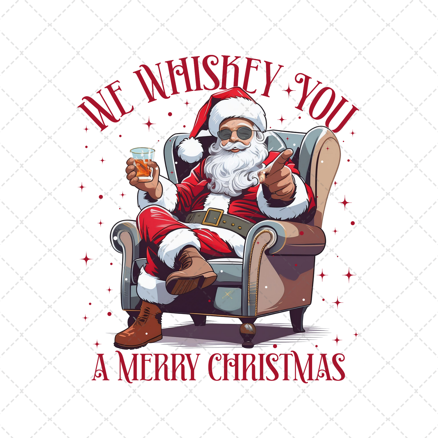 We Whiskey A Merry Christmas Transfer