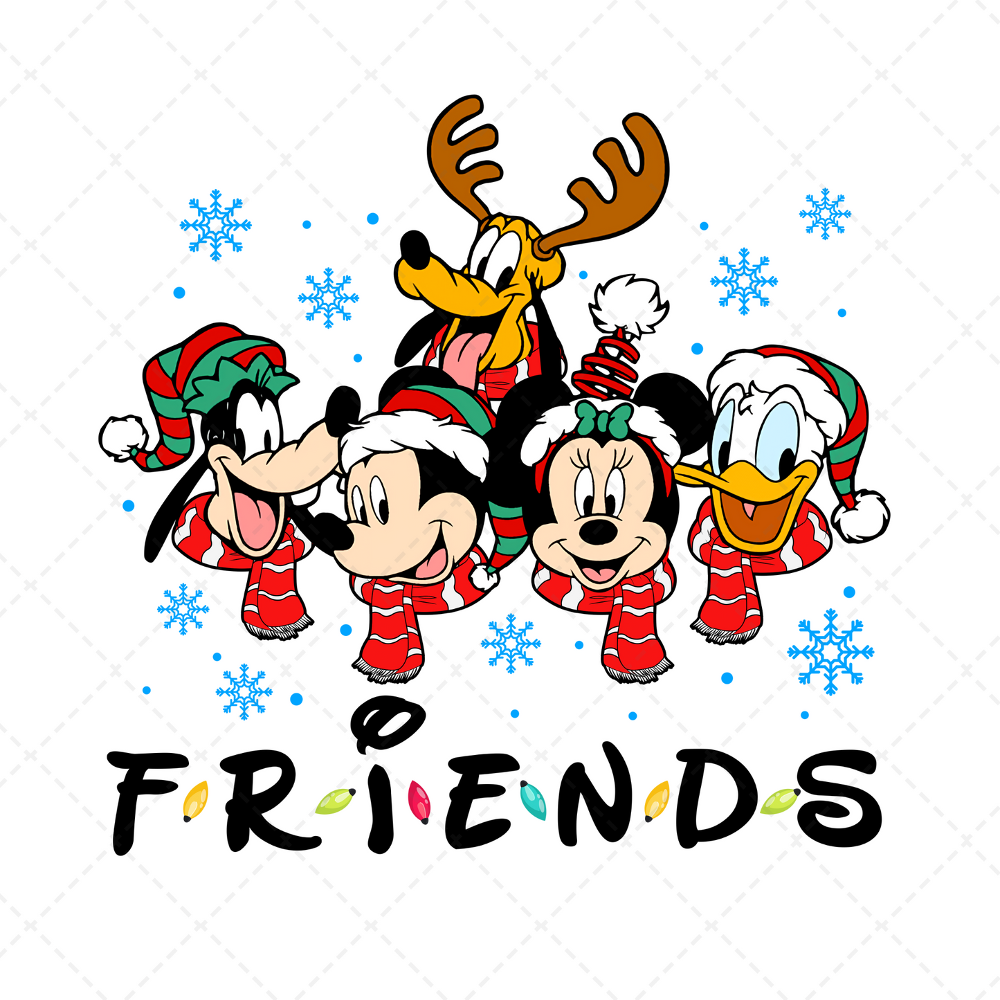 Christmas Friends Transfer