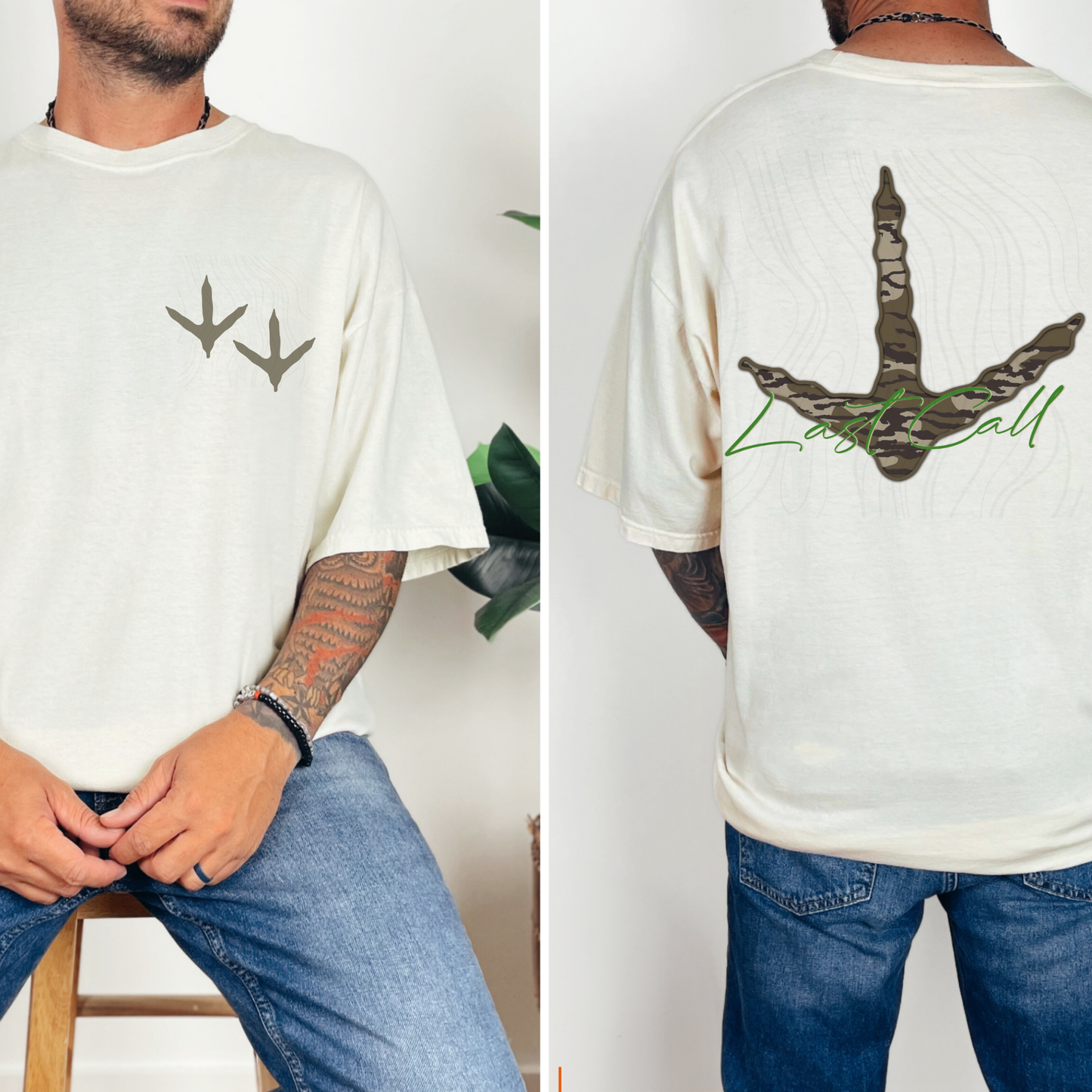 Last Call Turkey Foot Transfer *TWO PART**SOLD SEPARATELY**