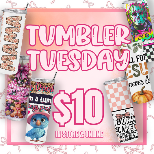 ✨Tumblers Wholesale Priced - Tumbler Tuesday ✨.