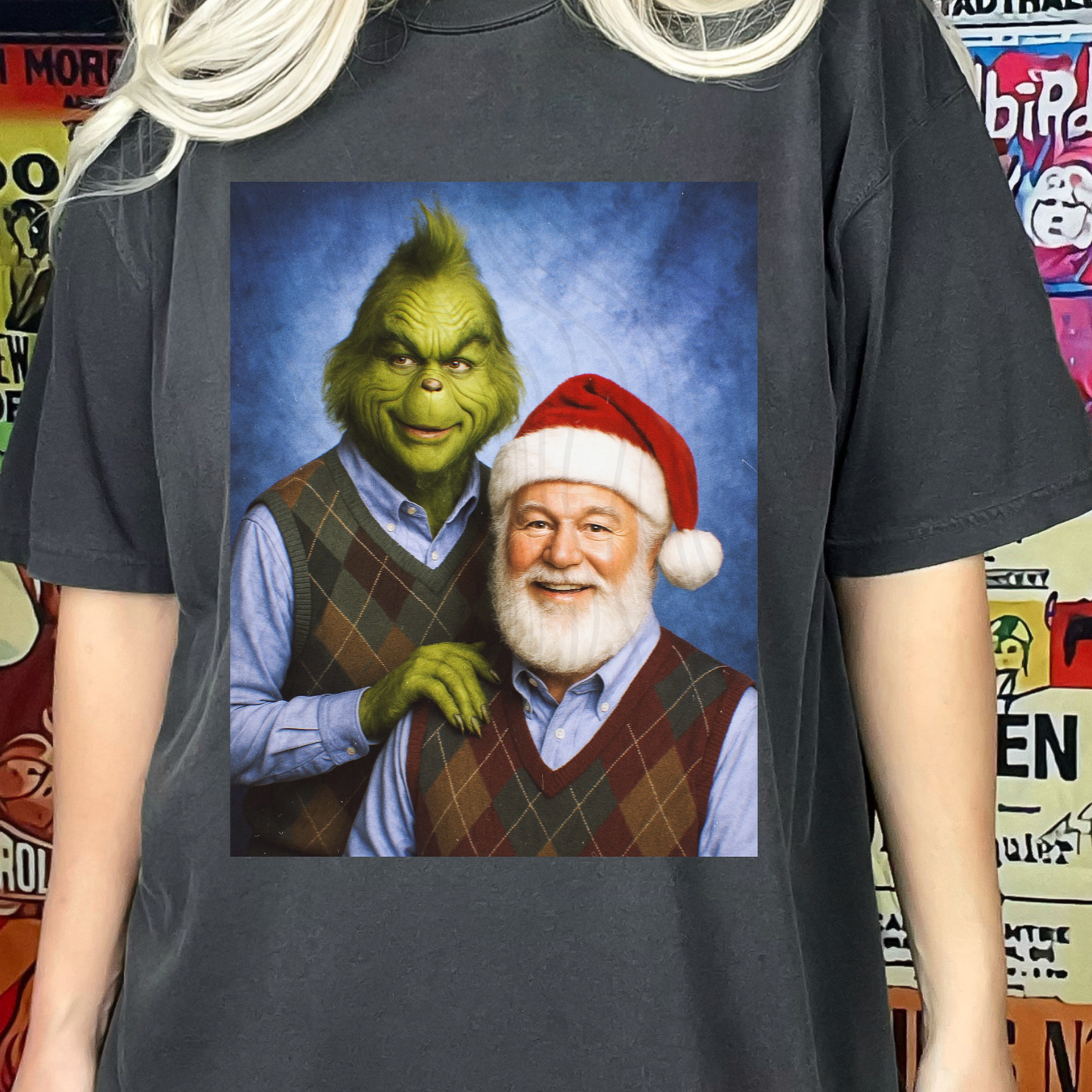 Santa And GMan Portrait Transfer