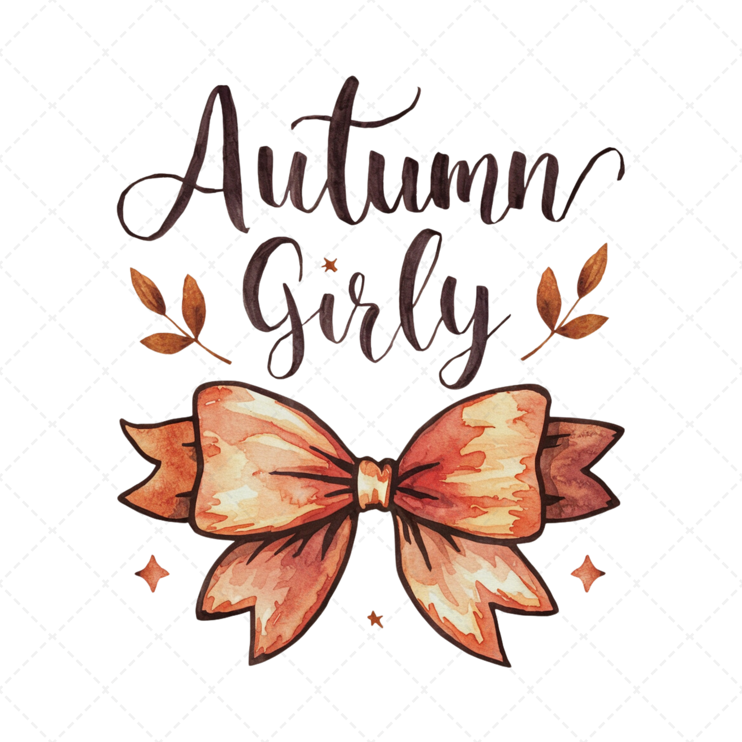 Autumn Girly Transfer