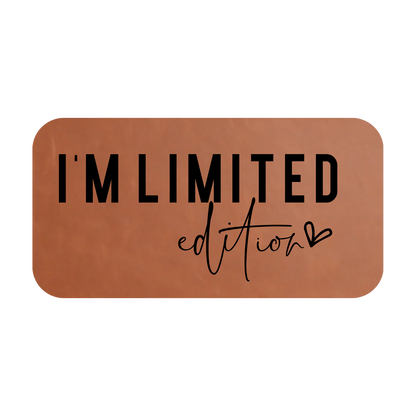 I'm Limited Edition Leather Patch
