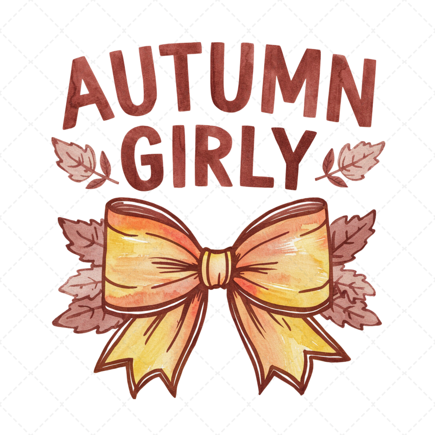 Autumn Girly Transfer