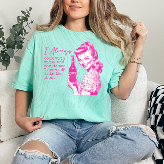 Always Cook With Wine Transfer