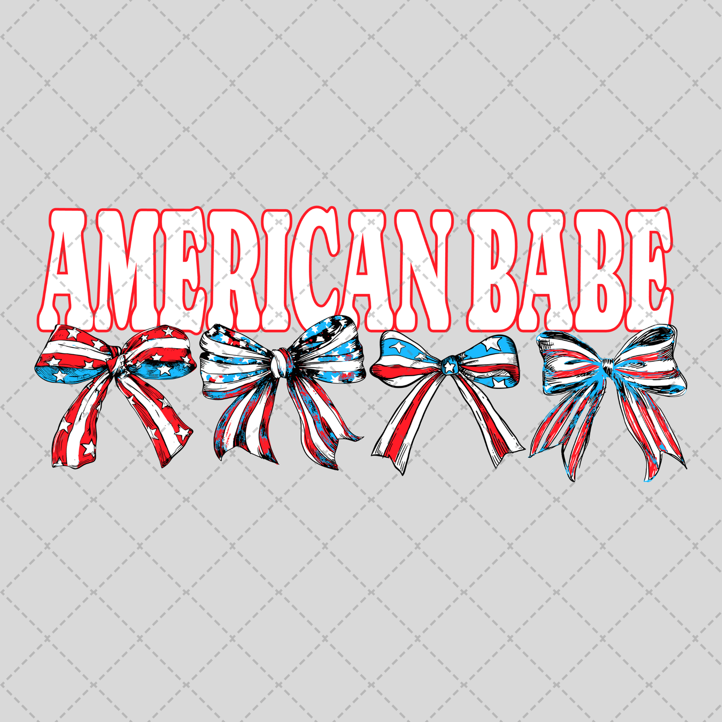 American Babe Bows Transfer