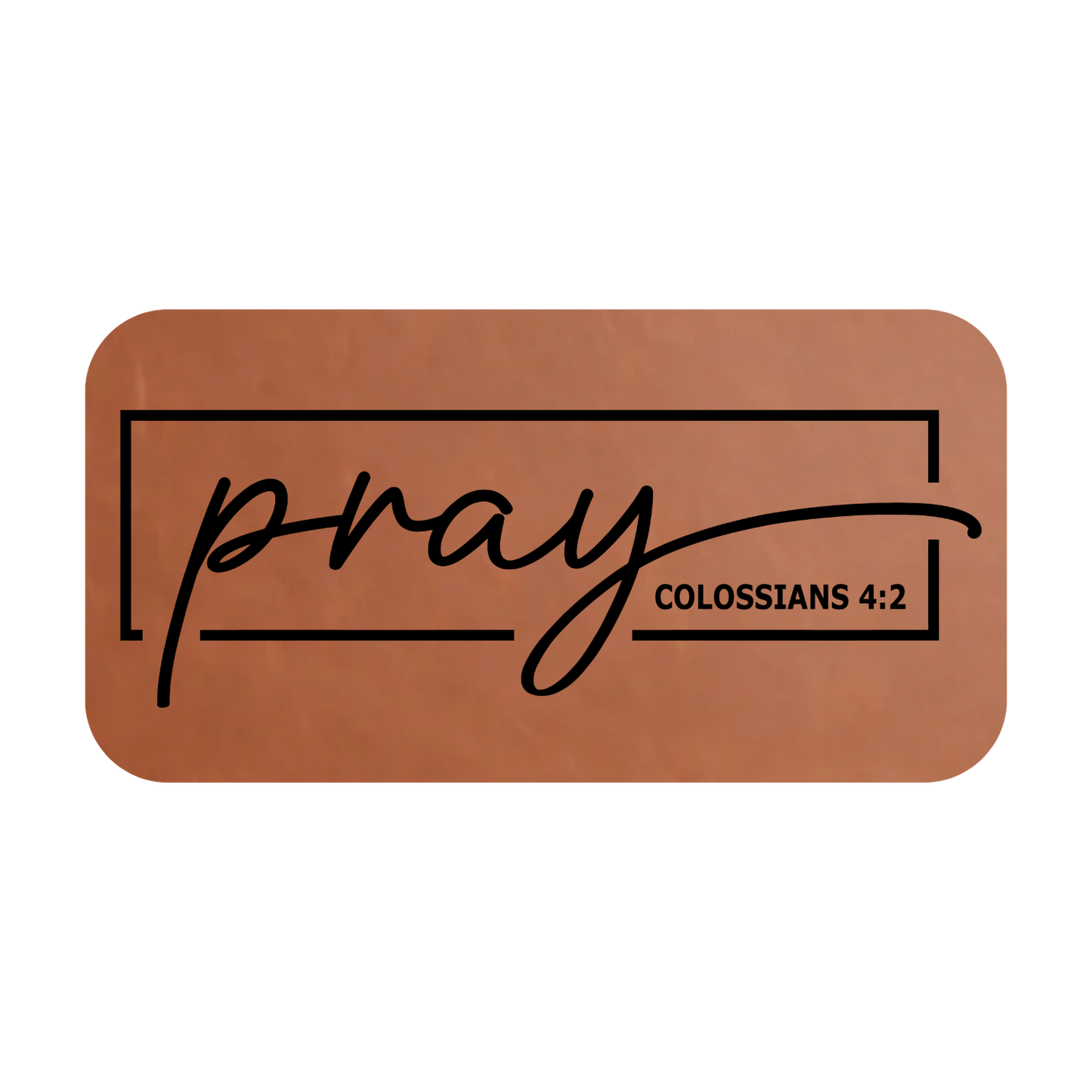 Pray Leather Patch