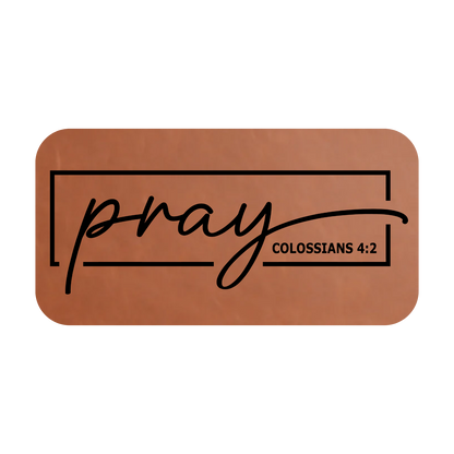 Pray Leather Patch
