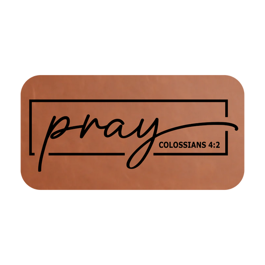 Pray Leather Patch