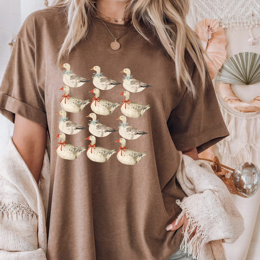 Goose Collage Transfer