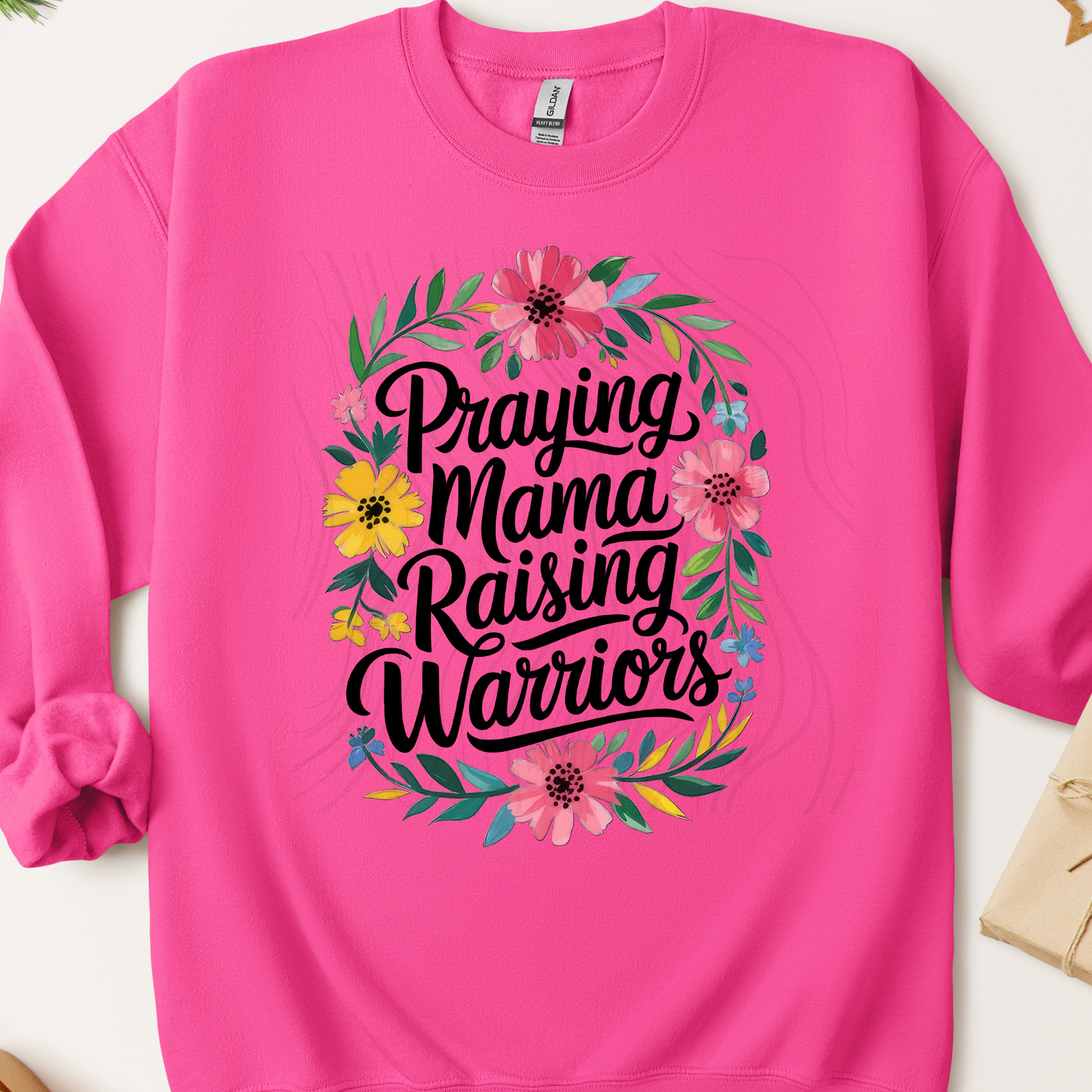 Floral Praying Raising Warriors Transfer**SOLD SEPARATELY**