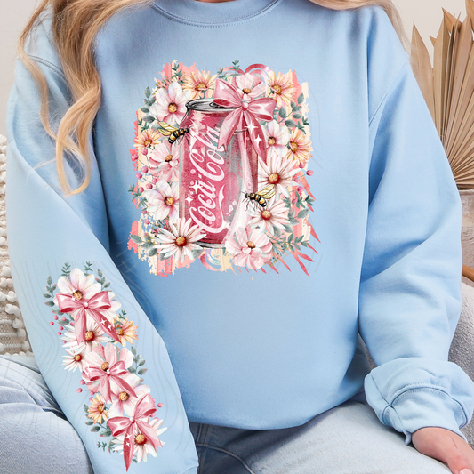 Watercolor Cok Bow Transfer *TWO PART**SOLD SEPARATELY**