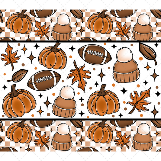 Fall Things Tumbler Wrap - Sublimation Transfer