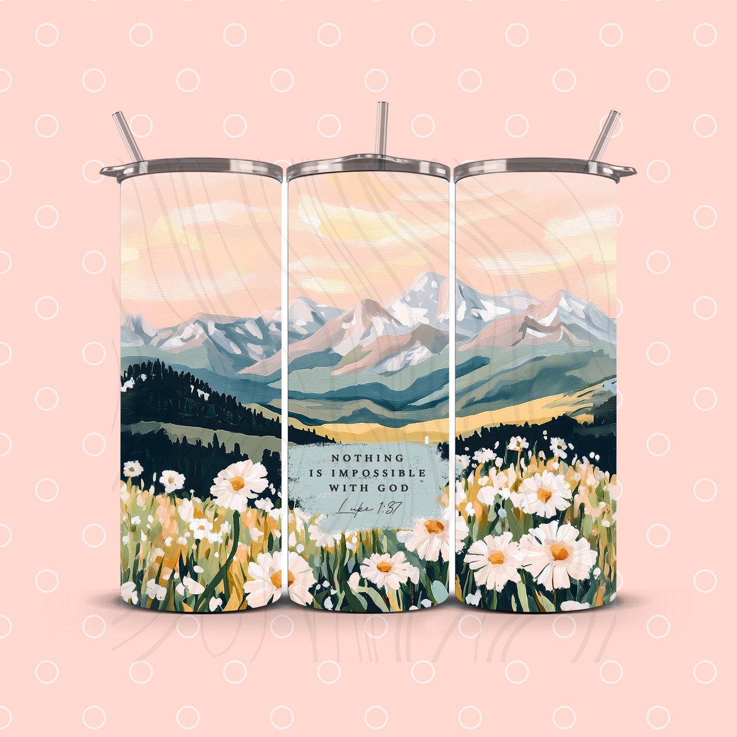 Nothing Is Impossible Tumbler Transfer