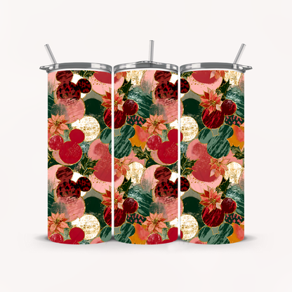 Christmas Mouse Ears Seamless Transfer