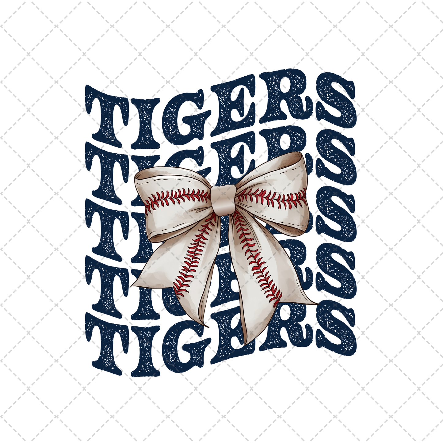 Tigers Coquette Transfer ** TWO PART* SOLD SEPARATELY**