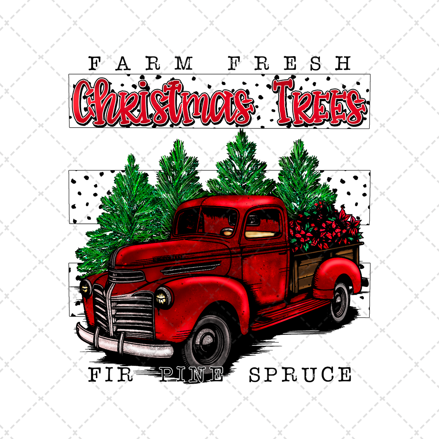 Farm Fresh Christmas Trees Transfer