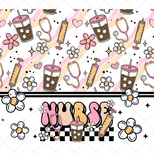 Nurse Iced Coffee - Sublimation Transfer