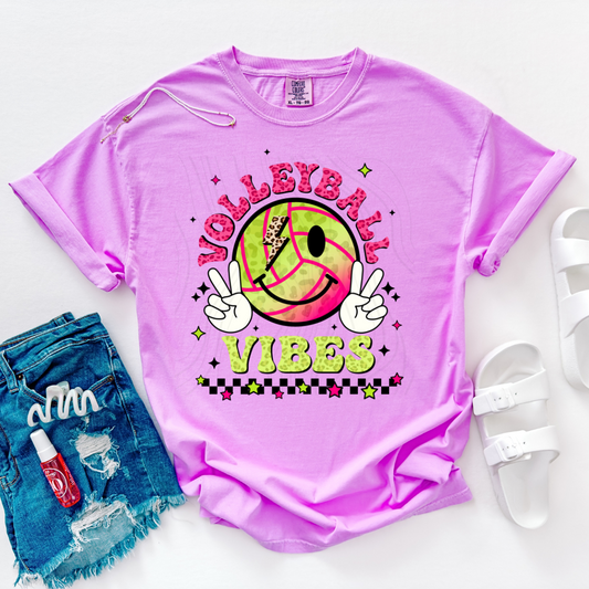 Volleyball Vibes Pink Transfer