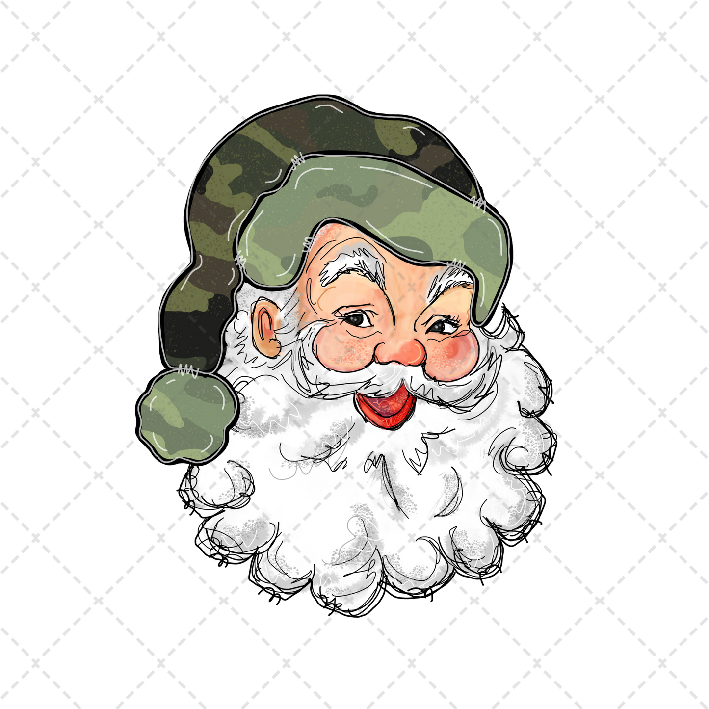 Camo Santa Transfer