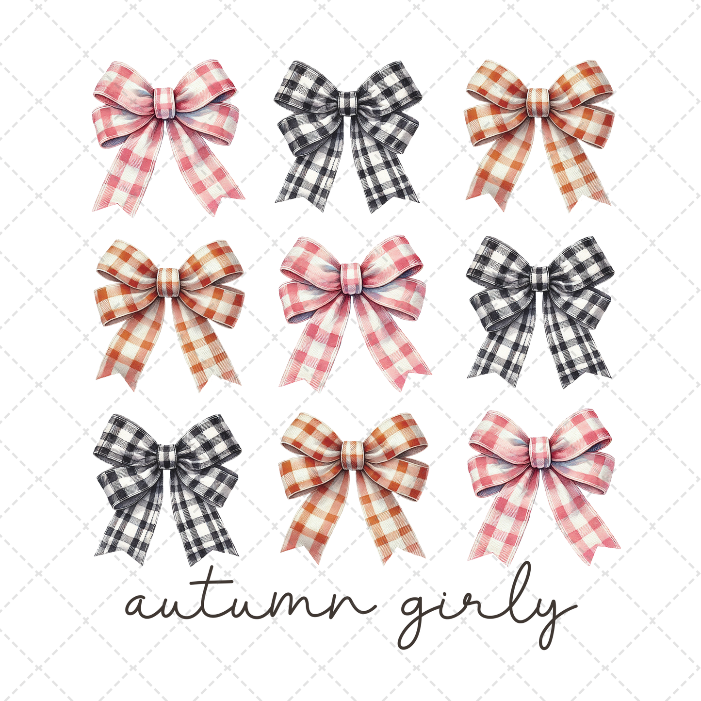 Autumn Girly Coquette Transfer