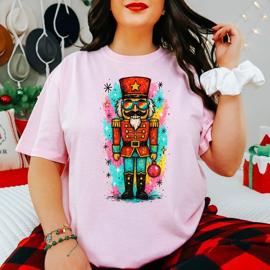 Watercolor Nutcracker Transfer