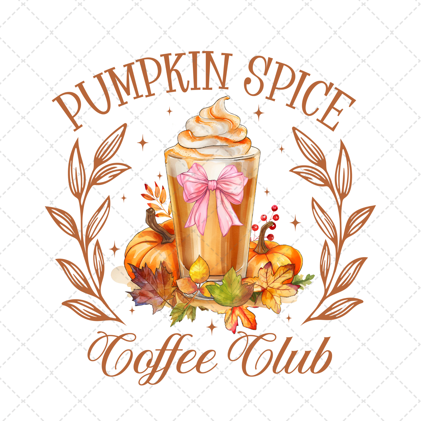 Pumpkin Spice Coffee Club Transfer