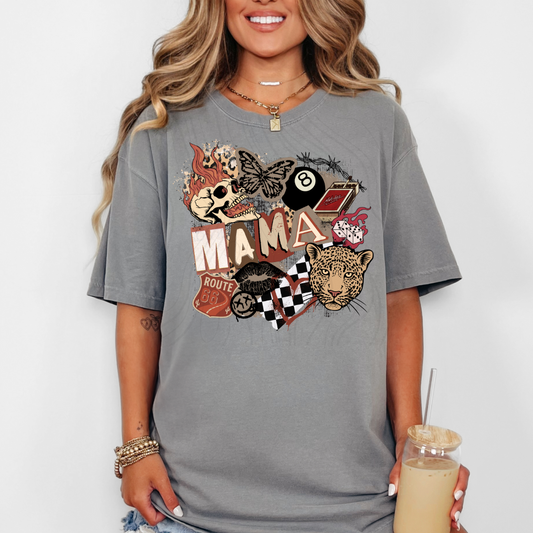 Cheetah Retro Mama Transfer