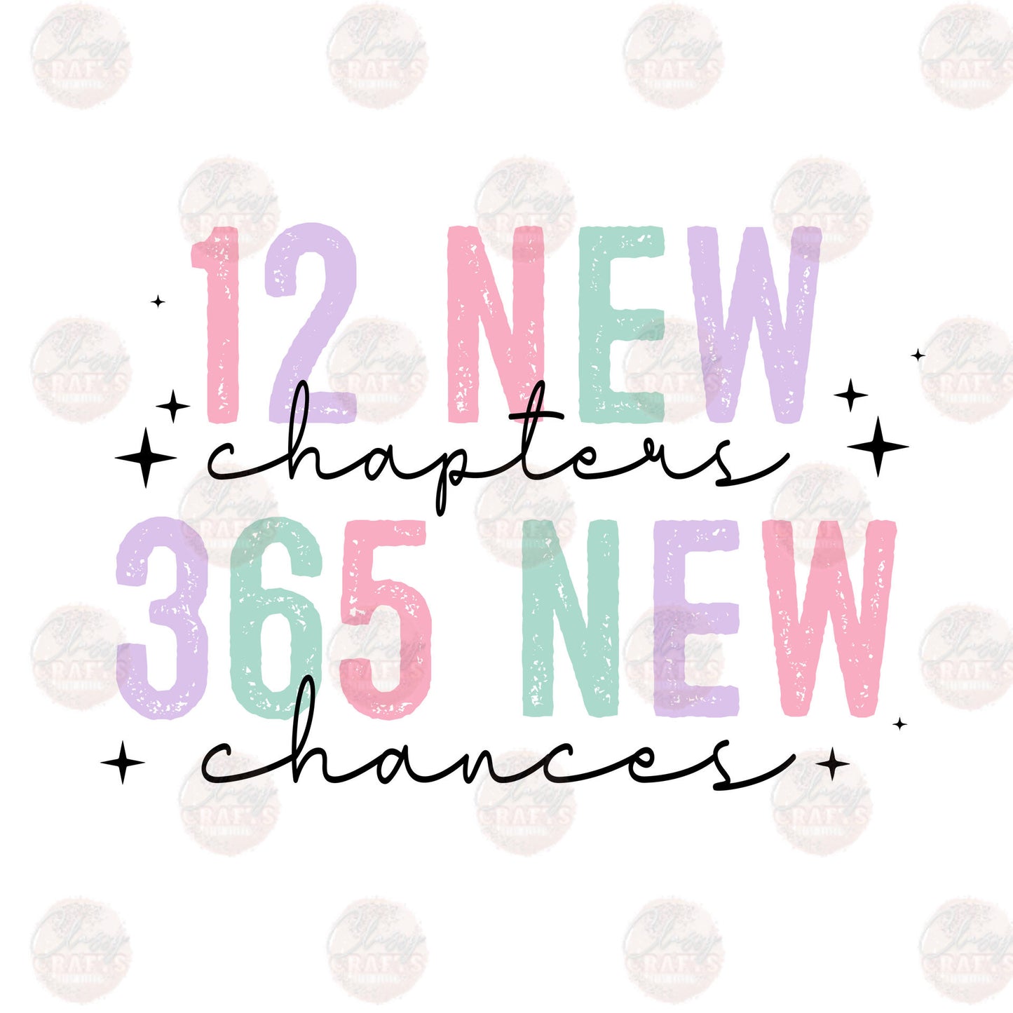 12 New Chapters - Sublimation Transfers