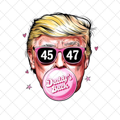 Daddy's Back Bubble Transfer