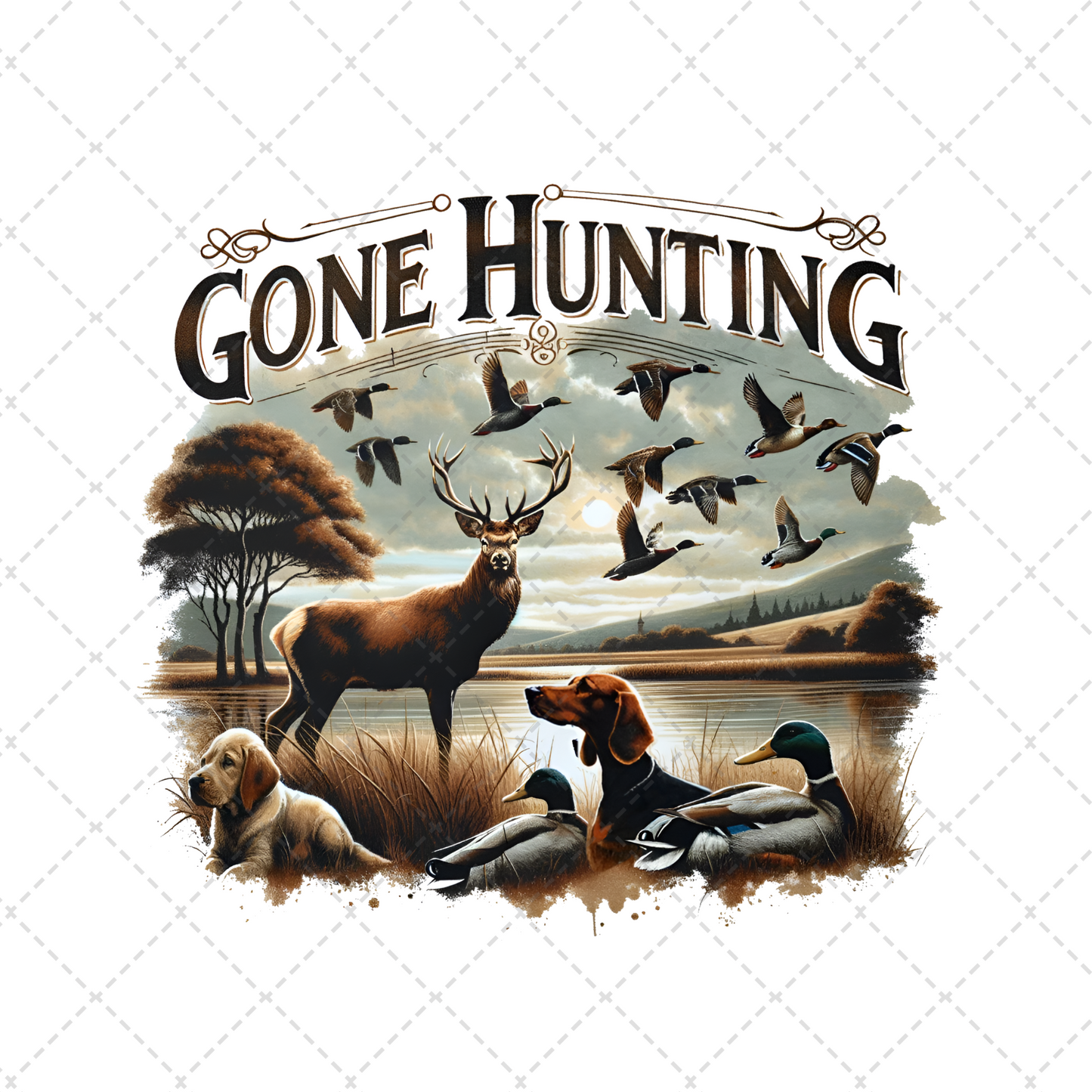 Gone Huntin Scene Transfer