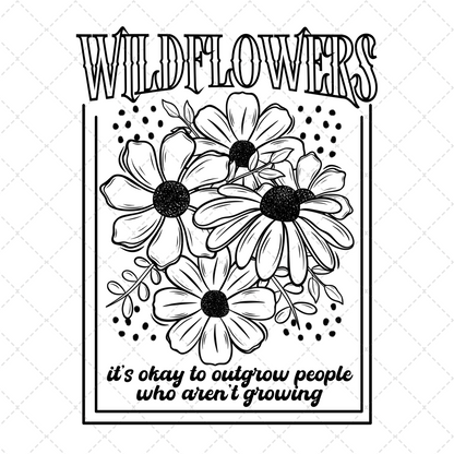 Wild Flowers Single Color Transfer