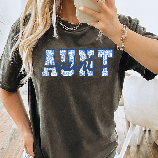 Coquette Bow Aunt Chinoiserie Transfer