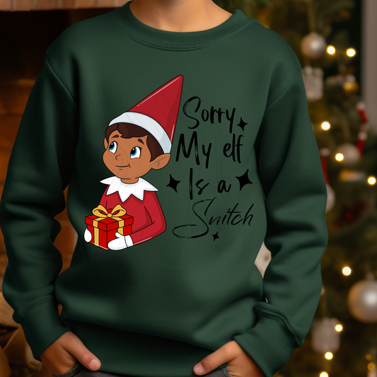 Sorry My Elf Is A Snitch Transfer**SOLD SEPARATELY**