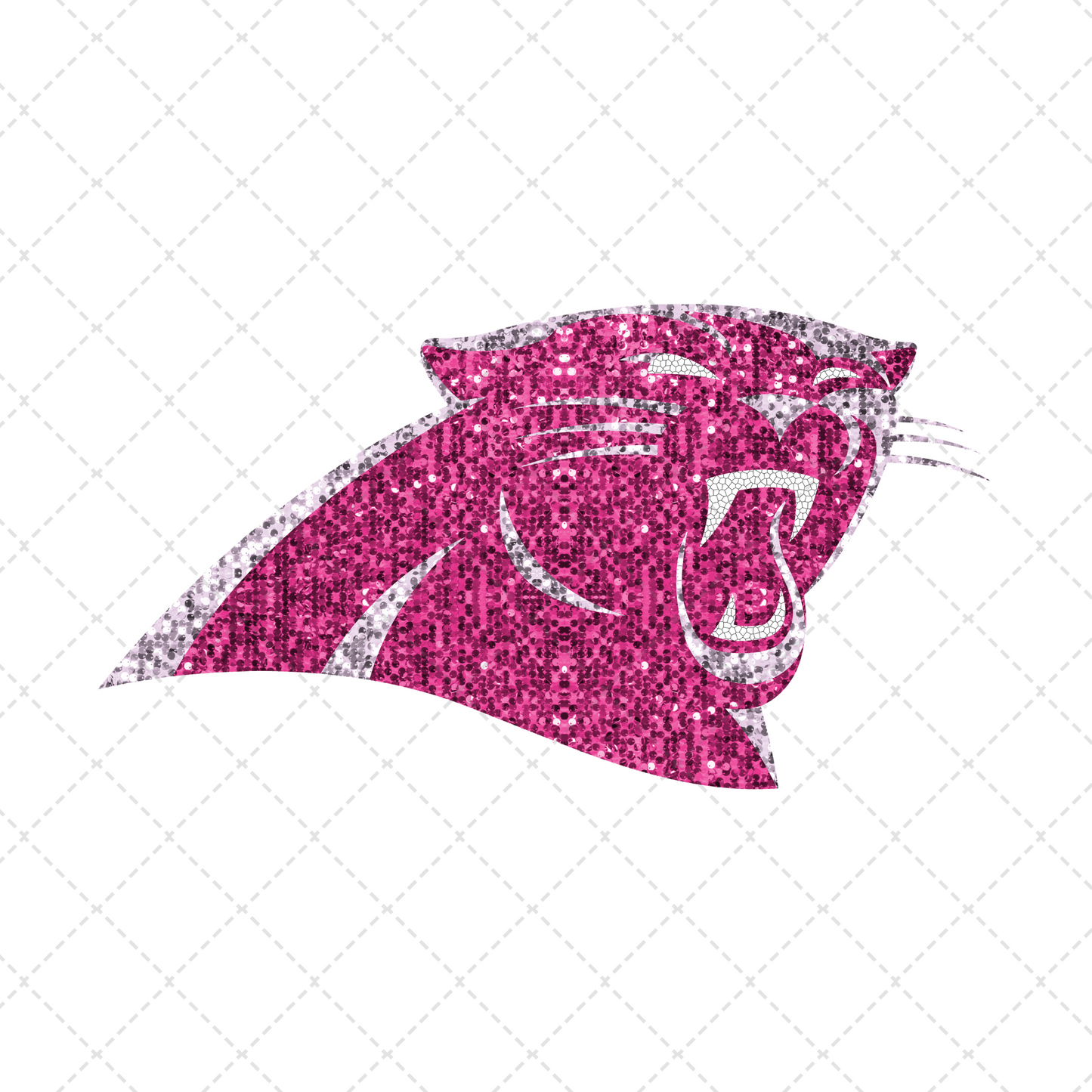 Panthers Pink Transfer