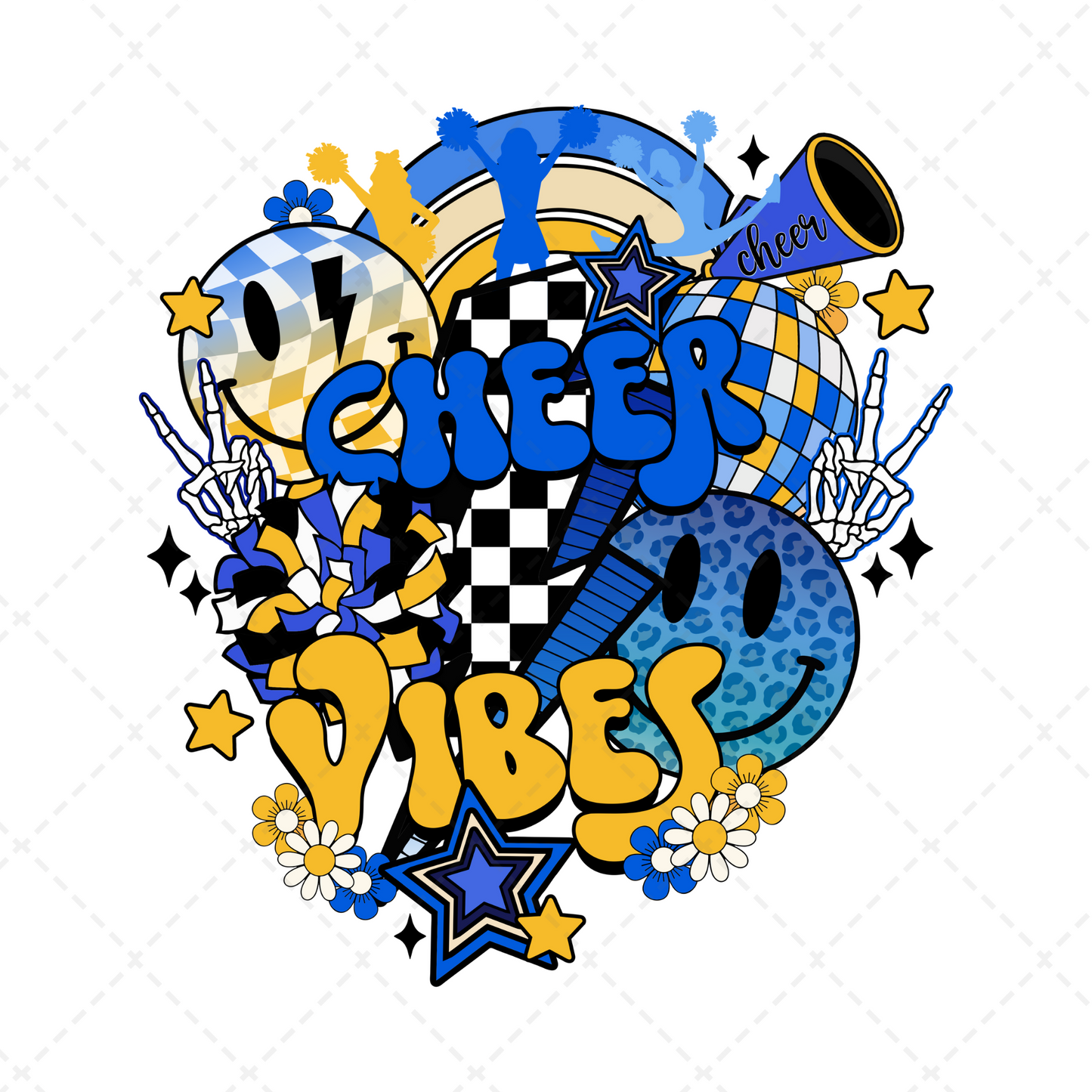 Cheer Vibes Groovy Transfer