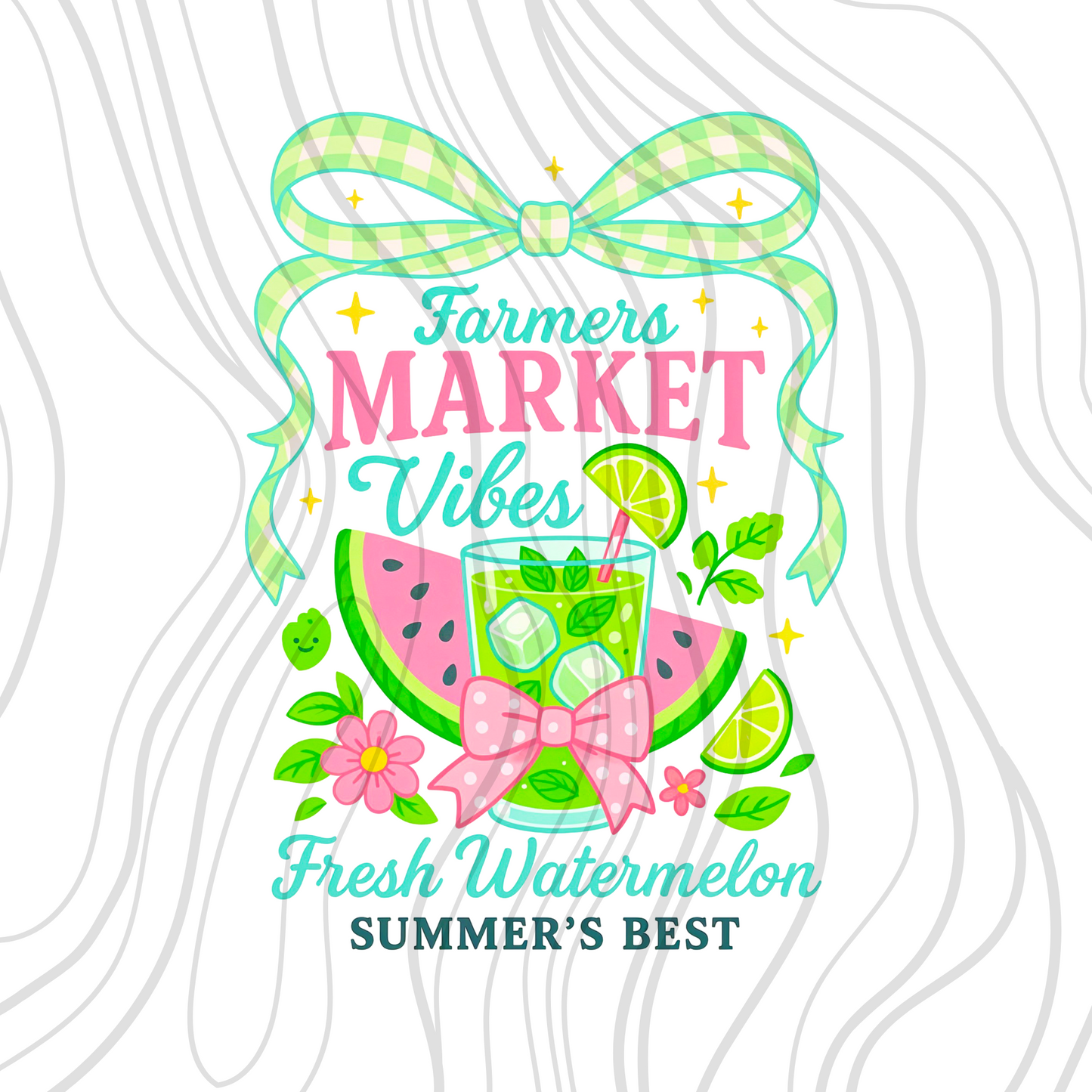 Farmers Market Watermelon Transfer