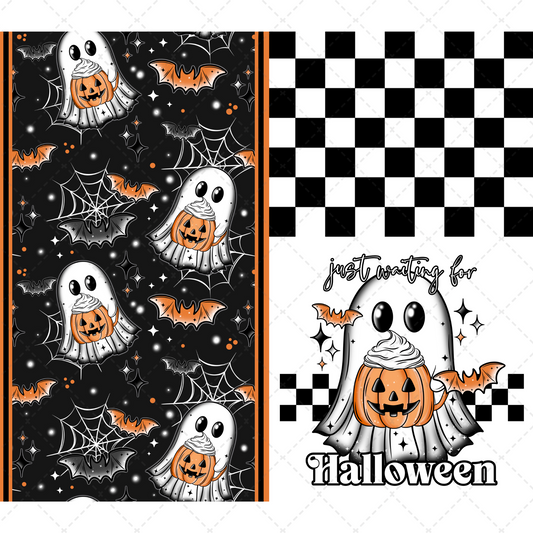 Waiting For Halloween Tumbler Wrap - Sublimation Transfer